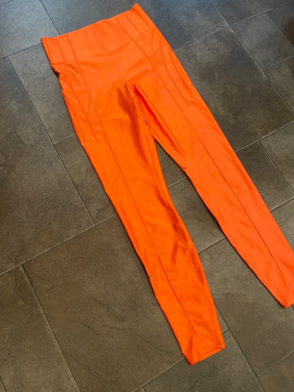Nike Revolve City Ready 7/8 Tight in Electro Orange Running Leggings Size XS - Picture 5 of 11